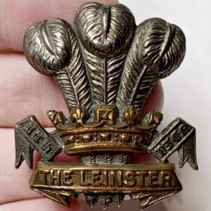 WW1 Leinster Regiment Irish Cap Badge