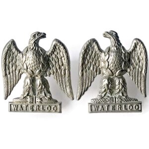 Royal Scots Greys Regiment Scottish Collar Badge PAIR