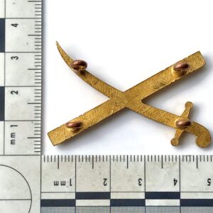 British Army Generals Crossed Sword & Baton Insignia Rank Pip