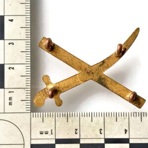 British Army Generals Crossed Sword & Baton Insignia Rank Pip