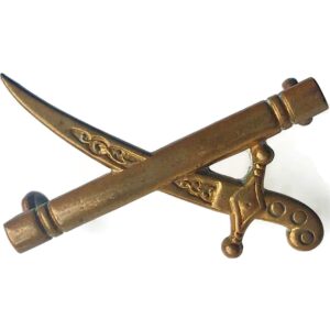 British Army Generals Crossed Sword & Baton Insignia Rank Pip