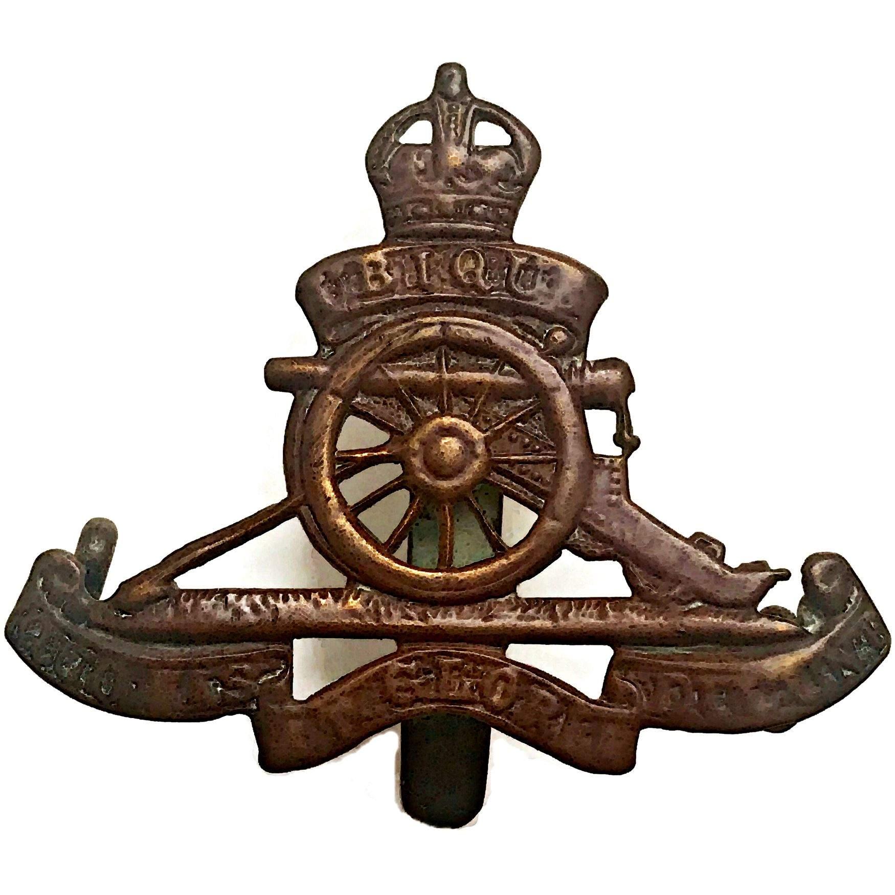 WW2 Royal Artillery Regiment SMALL Beret Cap Badge - DOWLER BIRMINGHAM ...