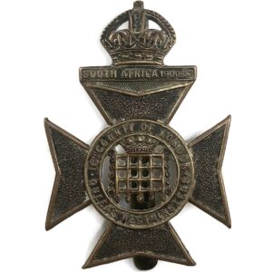 WW1 16th (Queens Westminster Rifles) Battalion County of London Regiment Cap Badge