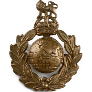 WW1 Royal Marines Commando Corps Cap Badge