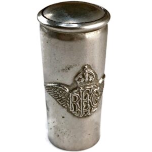 Royal Flying Corps RFC Officers Swagger Stick Silver Cane Top