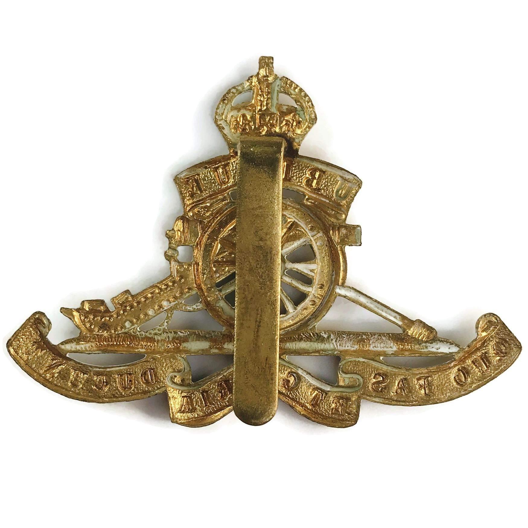 WW2 Royal Artillery Regiment Cap Badge - British Military Badges