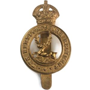 WW1 Hertfordshire Regiment Cap Badge