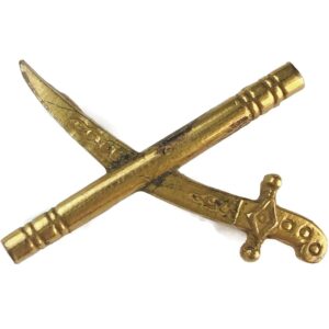 British Army General's Crossed Sword & Baton Insignia Rank Pip