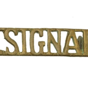 WW2 Royal Corps of Signals RCOS Shoulder Title