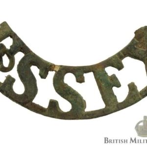 UK Dug Detecting Find - WW1 Essex Regiment Relic Shoulder Title