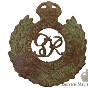 UK Dug Detecting Find - WW2 Royal Engineers Relic Cap Badge