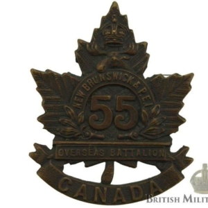 WW1 Canadian 55th Battalion (New Brunswick & Prince Edward Island) CEF Cap Badge