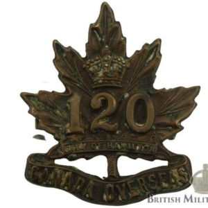 WW1 Canadian 120th Battalion (City of Hamilton) CEF Cap Badge