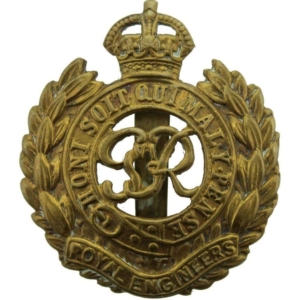 WW2 Royal Engineers Corps (George VI) Cap Badge