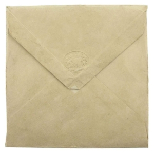 WW1 Penny / Death Plaque Paper Envelope Cover