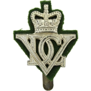 5th Royal Inniskilling Dragoon Guards Irish Regiment Cap Badge - Queens Crown
