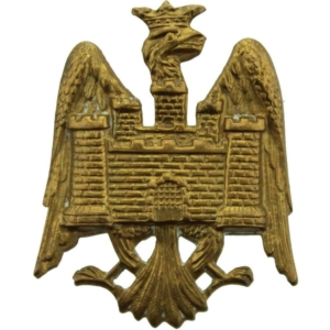 Bedfordshire Yeomanry Regiment Collar Badge
