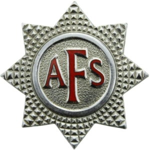 WW2 Auxiliary Fire Service Brigade Corps AFS Cap Badge