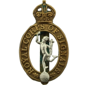 WW2 Royal Corps of Signals RCOS Cap Badge