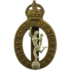 WW2 Royal Corps of Signals RCOS Cap Badge