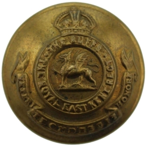 WW1 Royal East Kent (The Buffs) Regiment Tunic Button - 26mm