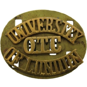 University of London OTC Officers Training Corps CCF Shoulder Title