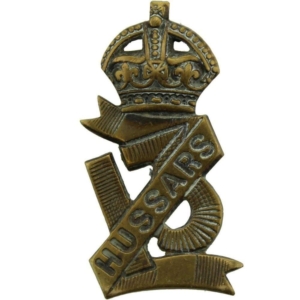 WW1 13th Hussars Regiment Cap Badge