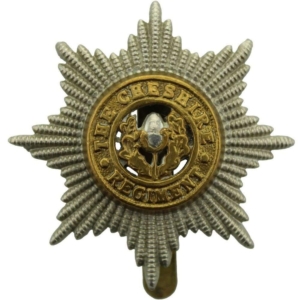 WW2 Cheshire Regiment Cap Badge
