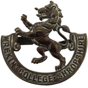 Wrekin College Shropshire Officers Training Corps OTC Cap Badge