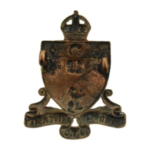 St Andrews University College Officers Training Corps OTC Cap Badge