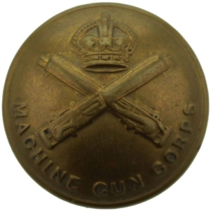 WW1 Machine Gun Corps MGC Tunic Button - 26mm