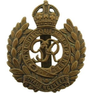 WW2 Royal Engineers Corps (George VI) Cap Badge