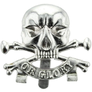 17th / 21st Lancers Regiment Staybrite Anodised Cap Badge - Staybright