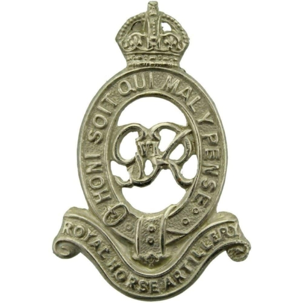 WW2 Royal Horse Artillery Regiment (George VI) RHA Cap Badge - British ...