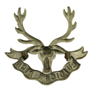 WW2 Seaforth Highlanders Regiment Cap Badge 2X LUGS VERSION