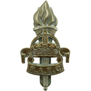 WW2 Royal Army Educational Corps RAEC Cap Badge