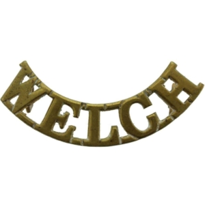 WW2 Welch (Welsh) Regiment Shoulder Title