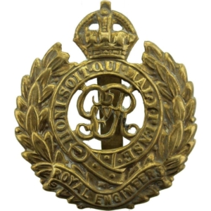 WW1 Royal Engineers Corps (George V) Cap Badge