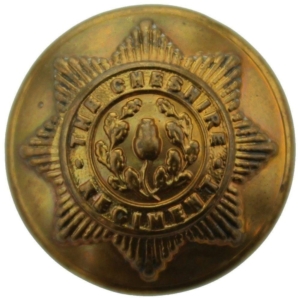 Cheshire Regiment Tunic Button - 26mm