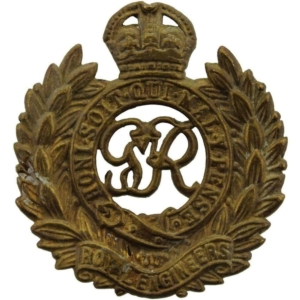 UK Dug Detecting Find - WW2 Royal Engineers Corps Relic Cap Badge