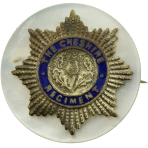 Cheshire Regiment Sweetheart Brooch