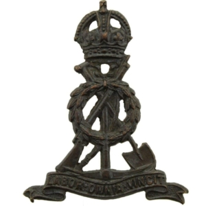 WW1 Labour (Pioneer) Corps OFFICERS Bronze Collar Badge
