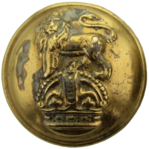 Queens Own Royal West Kent Regiment Tunic Button - 26mm