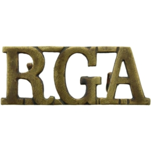 WW1 Royal Garrison Artillery RGA Shoulder Title