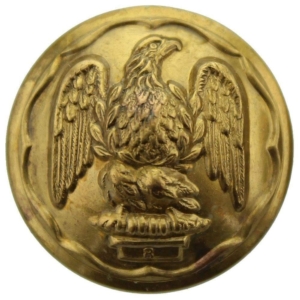 WW1 Royal Irish Fusiliers Regiment Tunic Button - 26mm