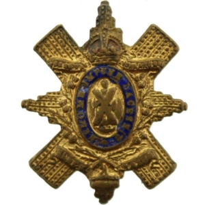 WW1 Black Watch Royal Highland Regiment Scottish Sweetheart Brooch