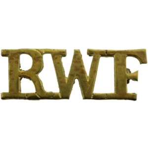 Royal Welsh Fusiliers Regiment (Welch) RWF Shoulder Title