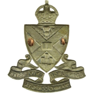 Edinburgh University Officers Training Corps OTC Cap Badge
