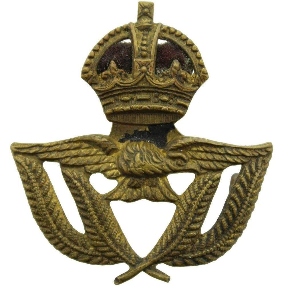 WW2 Royal Air Force RAF WARRANT OFFICERS Cap Badge - British Military ...
