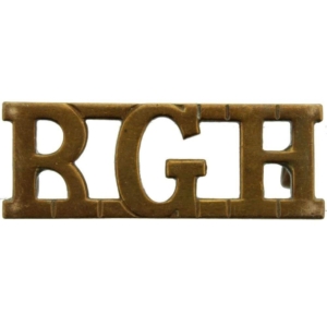 Royal Gloucestershire Hussars Regiment RGH Shoulder Title